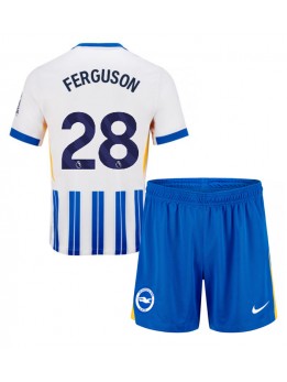 Billige Brighton Evan Ferguson #28 Hjemmedraktsett Barn 2024-25 Kortermet (+ Korte bukser)